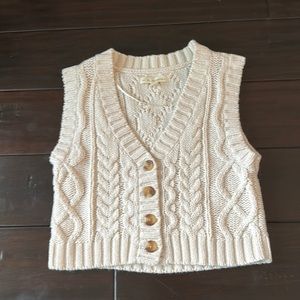 PacSun Cable Knit Sweater Vest